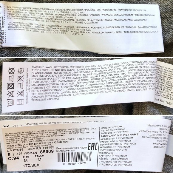 MNG Sweater Dress Gray NWT - Picture 6 of 6